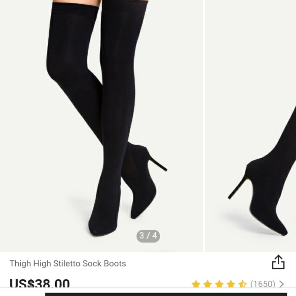 Tigh high boots